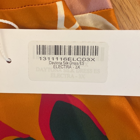 nwt reformation daytona silk dress - size 3x - Picture 3 of 4